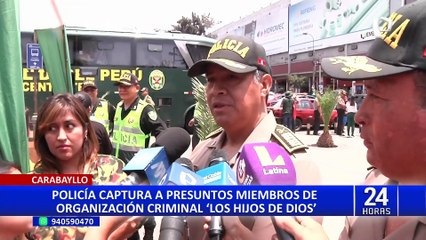 Capturan a seis integrantes de ‘Los Hijos de Dios’ en un operativo policial en Carabayllo
