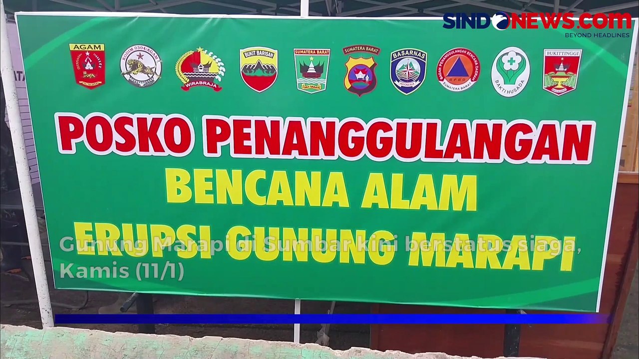 Status Gunung Marapi Siaga, Pemerintah Siapkan Jalur Evakuasi dan Posko Siaga