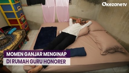 Ganjar Menginap di Rumah Guru Honorer di Tegal, Disambut dan Dijamu Warga