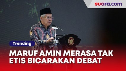 Tak Sejalan dengan Jokowi, Wapres Maruf Amin Merasa Tak Etis Bicarakan Debat Pilpres 2024 Terlalu Dalam