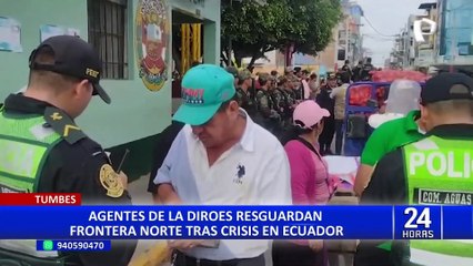 Ministro de Defensa descarta cierre de frontera entre Perú y Ecuador