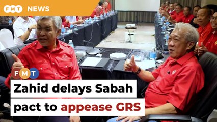 Zahid put off decision on Sabah pact to appease GRS, say analysts