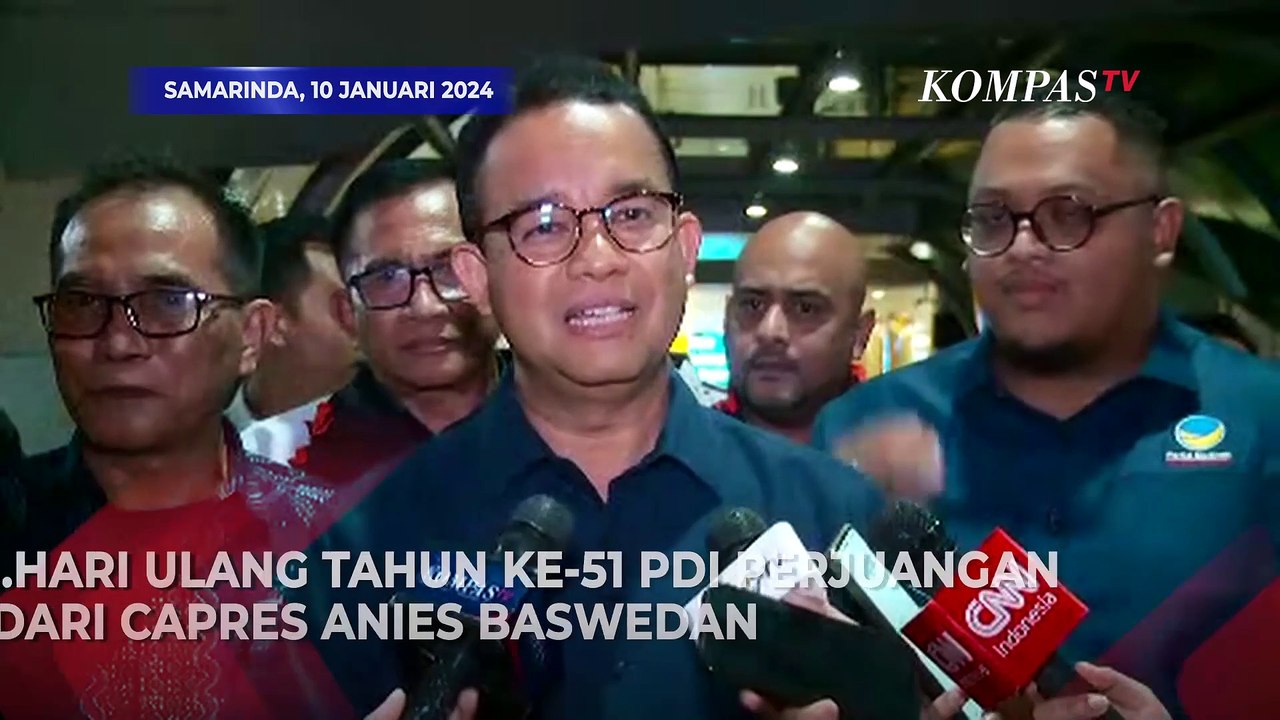 Anies Ucapkan Selamat HUT ke-51 PDI Perjuangan, Begini Respons Ganjar