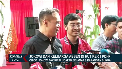 Tak Hadir di HUT PDI-P, Chico Hakim Ungkap Jokowi Tak Kirim Karangan Bunga Ataupun Video Ucapan
