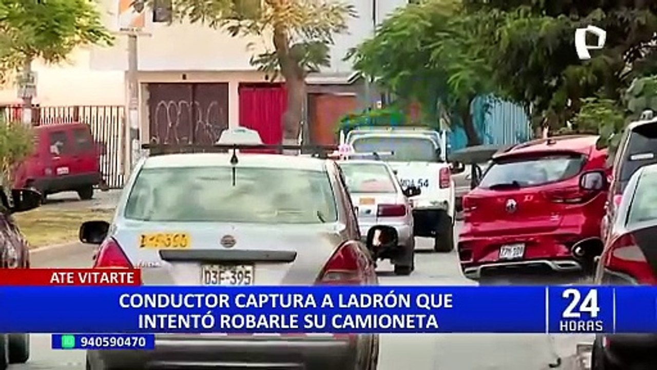 Ate: recuperan camioneta robada y capturan a delincuente