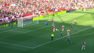 HIGHLIGHTS   Arsenal vs Manchester United (3-1)   Odegaard, Rice, Gabriel Jesus seal victory!