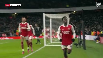 HIGHLIGHTS   Arsenal vs Manchester United (3-2)   Nketiah (2), Saka