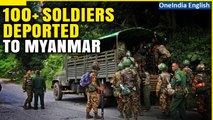 104 Myanmar Soldiers Seeking Refuge in Mizoram Sent Back Across Border| Oneindia News