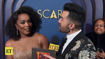 Angela Bassett on RARE Outing With Her Kids as She Accepts Honorary Oscar (Exclu