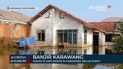 Sudah 10 Hari Banjir Di Karawang Belum Surut