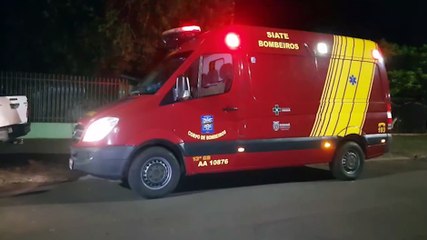 Idosa de 77 anos fere a cabeça e   quebra a clavícula ao sofrer queda