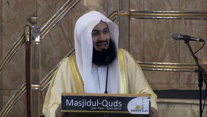 Natural Disasters, the Islamic Response - Mufti Menk