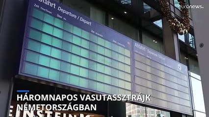 Komoly ellátási gondokat okozhat a vasutassztrájk Németországban
