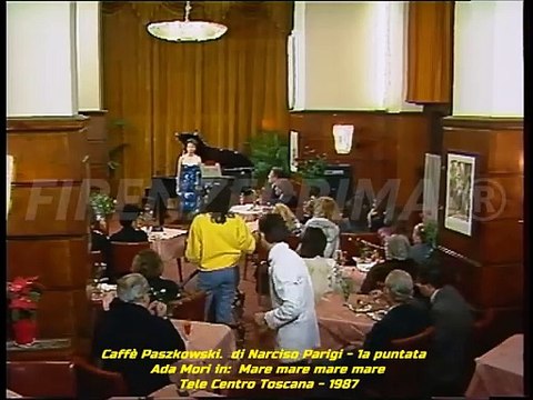 Caffè Paszkowsky. di Narciso Parigi - Ada Mori in Mare mare mare mare. Tele Centro Toscana. 1987