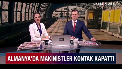 Almanya'da makinistler kontak kapattı