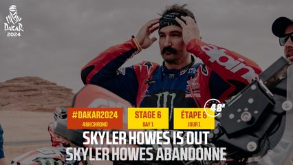 Skyler Howes is out of the race - Stage 6 - #Dakar2024