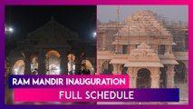 Ram Mandir Inauguration Full Schedule From January 15 -22: All You Need To Know About Historic Event