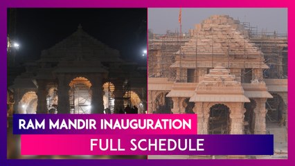 Ram Mandir Inauguration Full Schedule From January 15 -22: All You Need To Know About Historic Event