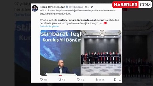 MİT programında fotoğraf bilmecesi! Cumhurbaşkanı Erdoğan'ın hesabından paylaşılan kareler kısa sürede silindi