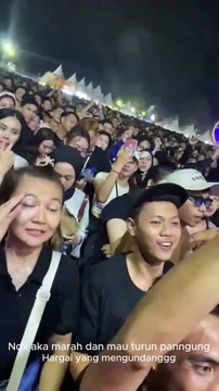 NDX AKA MARAH !! Penonton Menyebut Nama Prabowo || NDX nggak mau Tampil