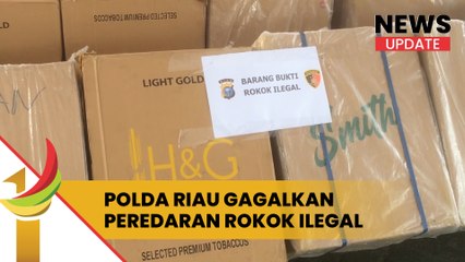 Polda Riau Gagalkan Peredaran 40 Ribu Bungkus Rokok Ilegal Di Pekanbaru