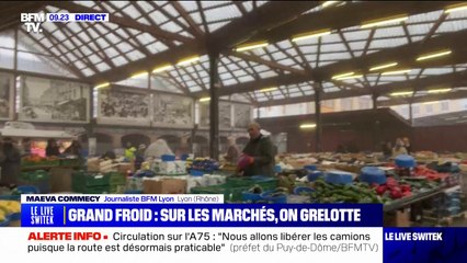 À Lyon, même par 0°C, les commerçants et clients se donnent rendez-vous au marché