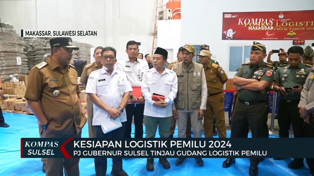 Kesiapan Logistik Pemilu 2024 Pj Gubernur Tinjau Gudang Logistik Kpu