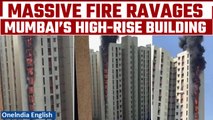 Mumbai: Massive fire breaks out at high-rise building in Dombivali, fire engines deployed| Oneindia