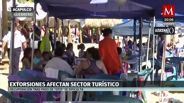 Extorciones afecta el sector turístico en Acapulco