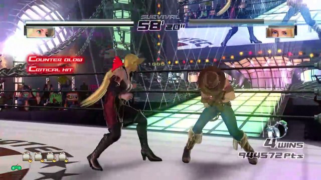 DEAD OR ALIVE 4 SURVIVAL MODE ELIOT AND HALENA 4K 60 FPS GAMEPLAY