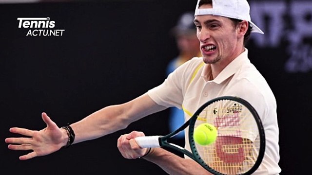 Open d'Australie 2024 - Ugo Humbert : Ça a été dur, je suis resté quatre, cinq jours au lit, je ne pouvais vraiment pas bouger