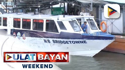 MMDA, magdaragdag ng hanggang apat na bagong bangka sa Pasig River Ferry Service