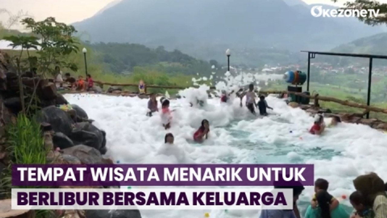 Rekomendasi Wisata Keluarga, Serunya Berenang di Kolam Penuh Busa Buatan di Trawas Mojokerto