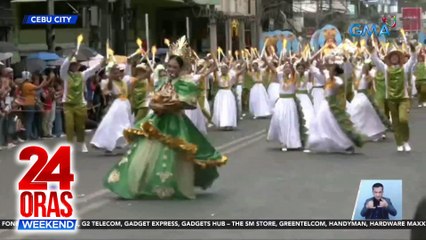 12 street dancing contingents, kalahok sa masayang indakan sa "Sinulog sa Dakbayan" | 24 Oras Weekend
