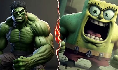 SpongeBob But Avengers All Super-Heroes