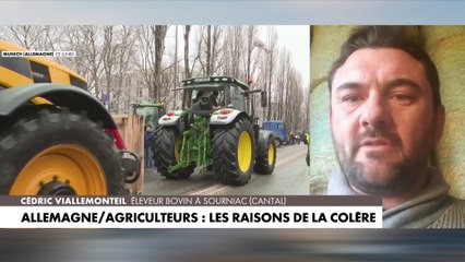 Cédric Viallemonteil, éleveur bovin à Sourniac (Cantal) : «Parfois il faut savoir dire stop : stop aux pressions des règles européennes, stop aux décisions aberrantes même en France. Alors oui, le mouvement allemand me fait plaisir»