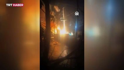 Şırnak'ta elektrik trafosunda yangın çıktı