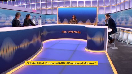 Gabriel Attal comme "arme anti-RN", le Premier ministre face aux défis du plein emploi et du pouvoir d'achat... Les informés du matin du jeudi 11 janvier 2024