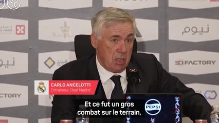 Supercoupe d'Espagne - Ancelotti : "Un beau spectacle"