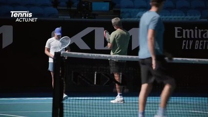 Open d'Australie 2024 - Iga Swiatek ne rigole pas lors de son entrainement à Melbourne
