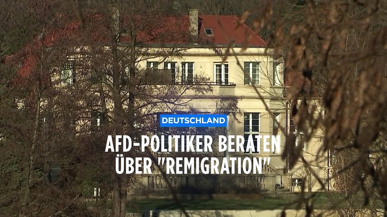 AfD-Politiker diskutieren bei Geheimtreffen über Vertreibungspläne