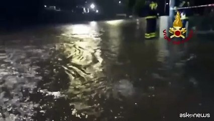 Maltempo in Sicilia, allagamenti e disagi nel catanese