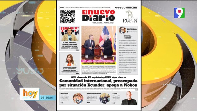 Titulares de prensa dominicana jueves 11 de enero | Hoy Mismo