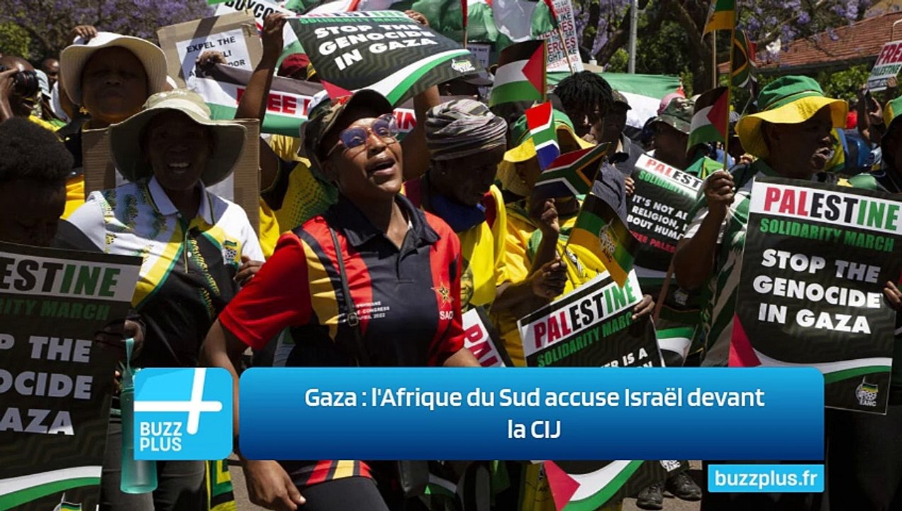 Gaza : l'Afrique du Sud accuse Israël devant la CIJ
