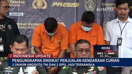 Tiga Oknum TNI Terlibat Sindikat Penjualan Motor Curian di Sidoarjo