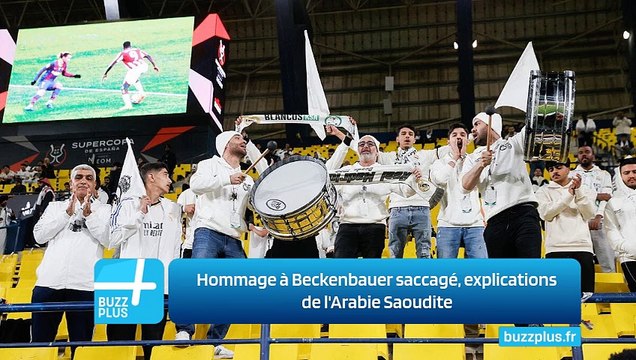 Hommage à Beckenbauer saccagé, explications de l'Arabie Saoudite