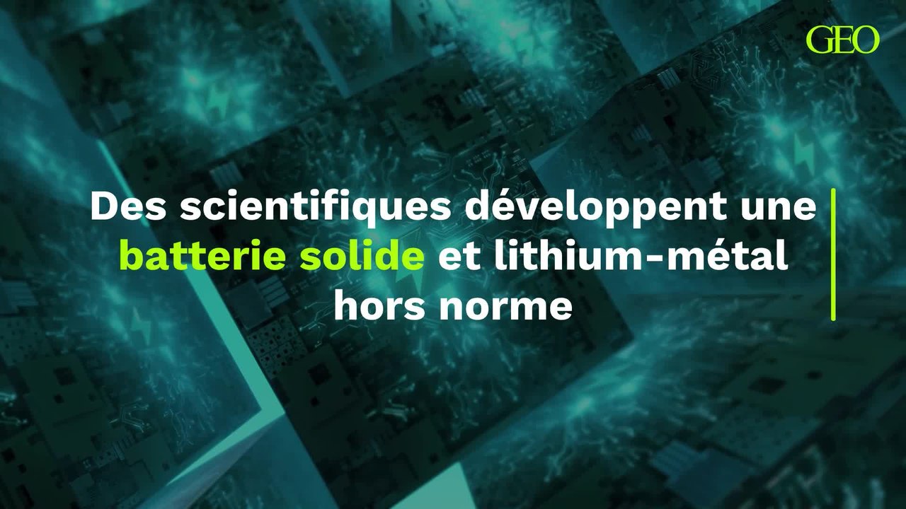 Des scientifiques développent une batterie solide et lithiummétal hors norme Vidéo Dailymotion