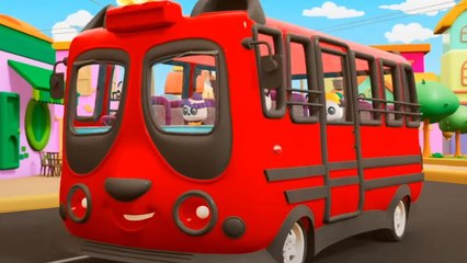 Wheels On The Bus, Fun Ride with Baby Bao Panda & Kids Rhymes