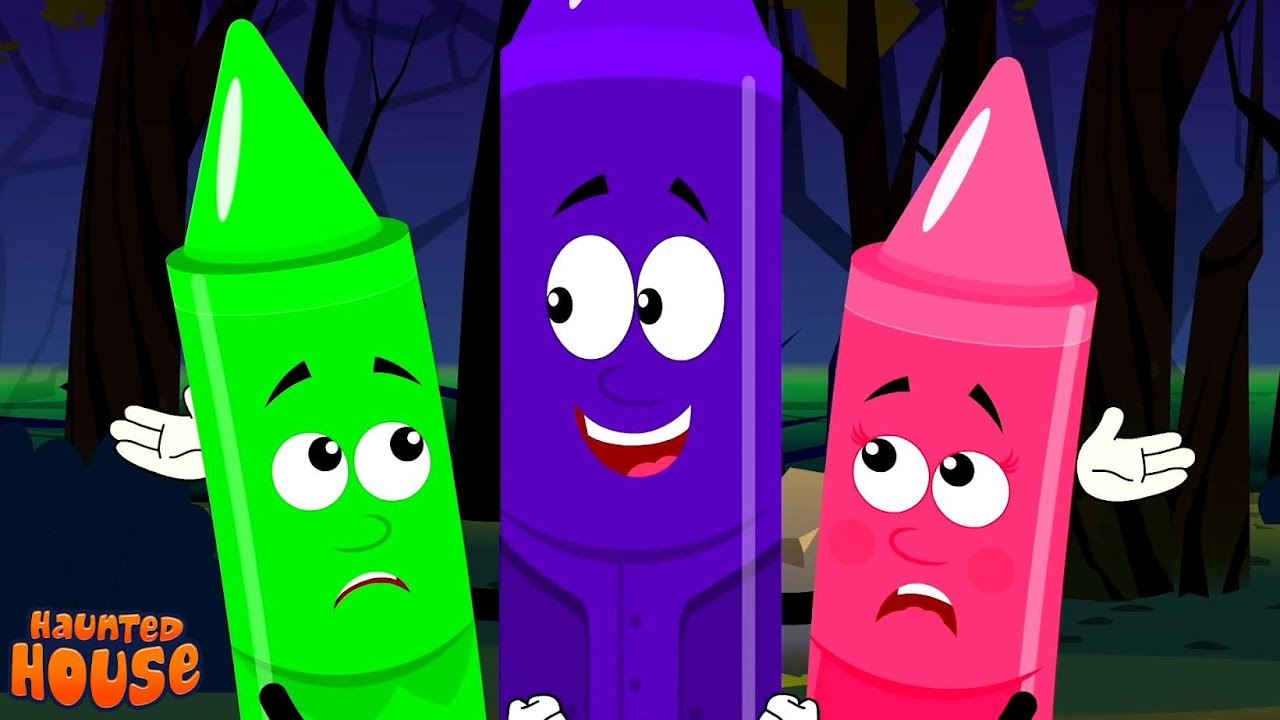 Monster In The Dark, Halloween Rhymes for Children By Haunted House