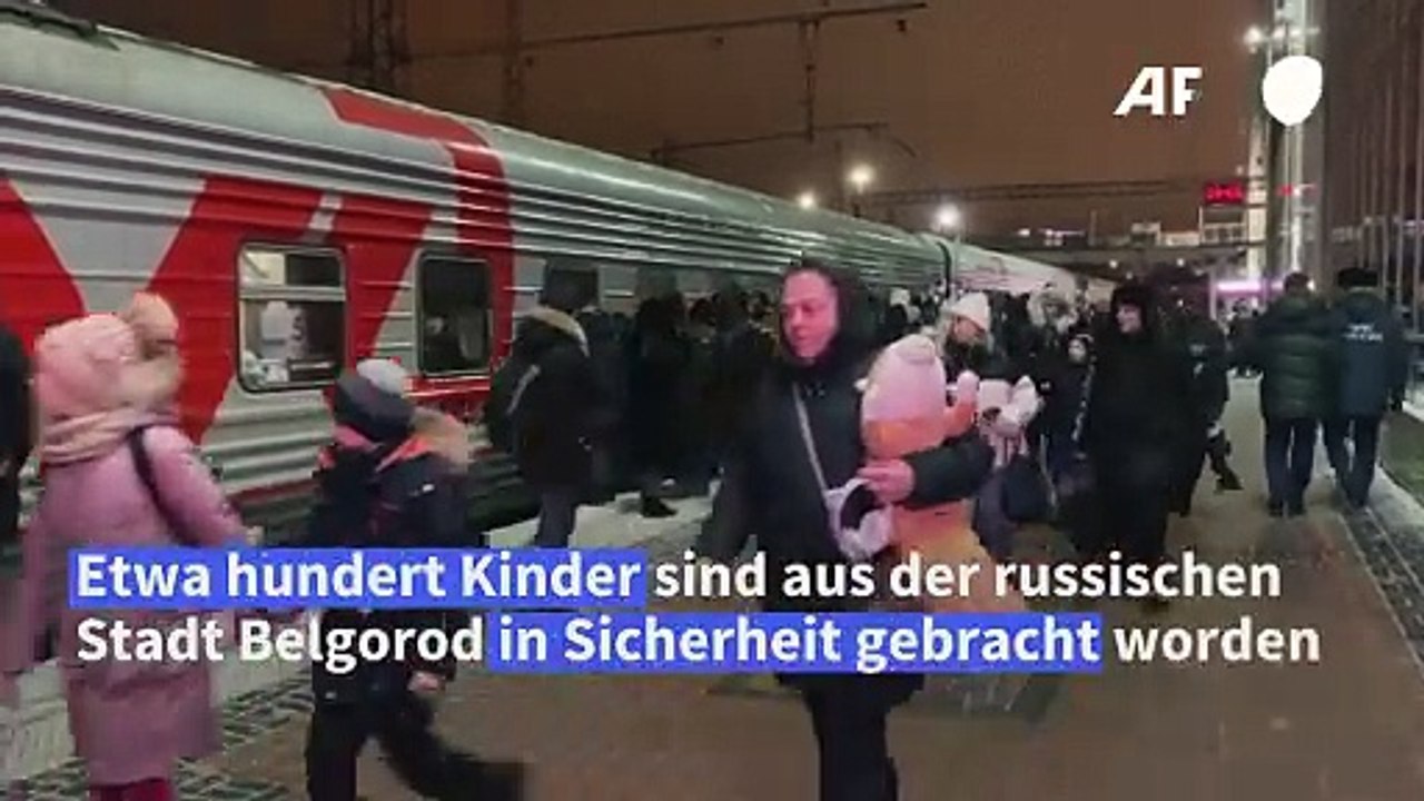 Russland evakuiert Kinder aus der grenznahen Stadt Belgorod